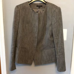 Gray Ann Taylor blazer size 14